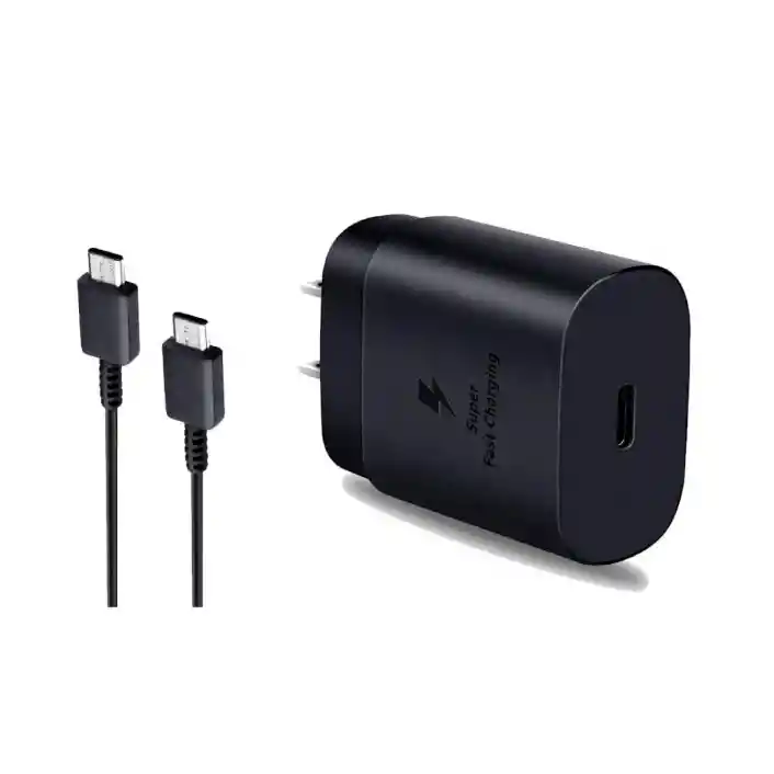 Adaptador Samsung Super Fast Wall Charger 25watt Con Cable Usb-c