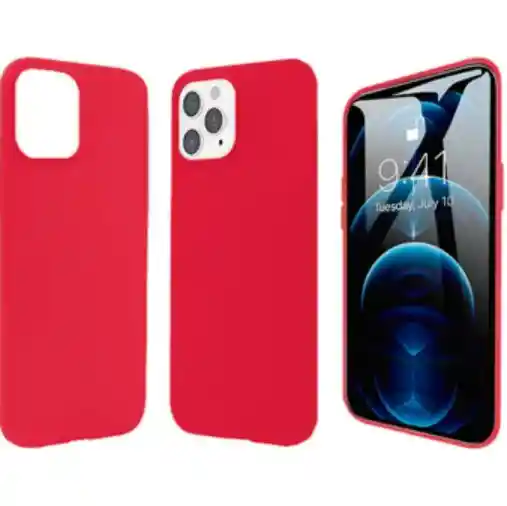 Estuche / Forro Para Iphone 12 Pro Max 6.7 Pulgadas Rojo