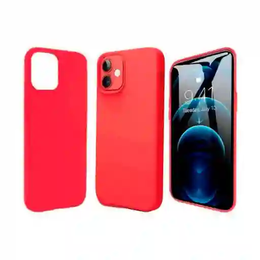 Estuche / Forro Para Iphone 12 Mini 5.4 Pulgadas Rojo