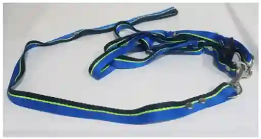 Arnés Pechera Paracaídas Collar Perro Azul Verde Negro S/m