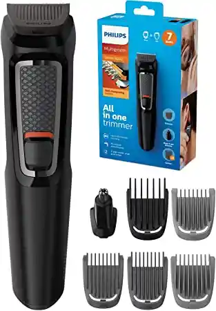 Philips Patillera Maquina Cortadora - All In One Trimmer Series 3000- Self-Shar