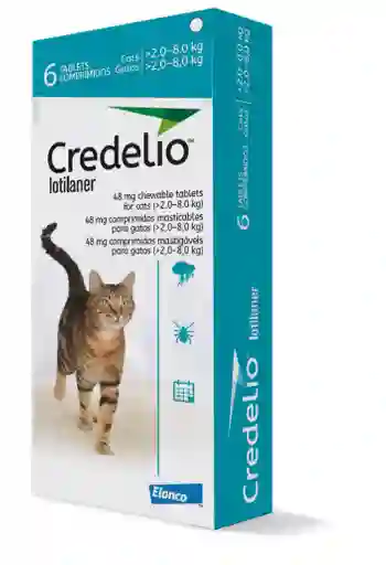 Credelio Antipulgas Para Gatos 2 A 8 Kg 1 Tableta