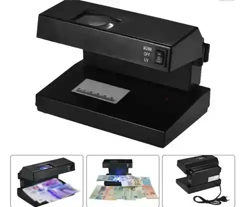 Maquina Detector Billetes Falsos Counterfeit Detector Uv