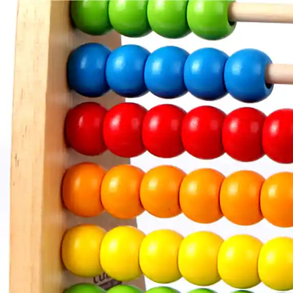 Abaco Niños Matemáticas Juego Didáctico En Madera