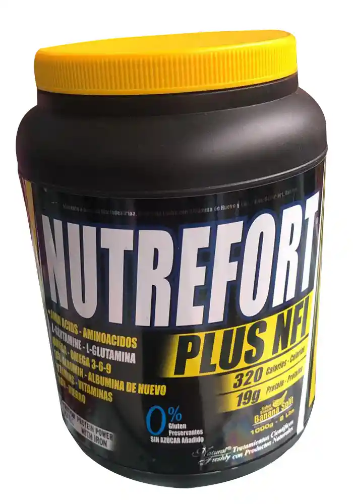 Nutrefort Plus N.f.i Sabor Banano 1000 G