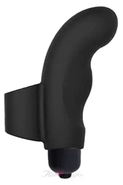 Vibrador Para Dedo Negro Siliconado