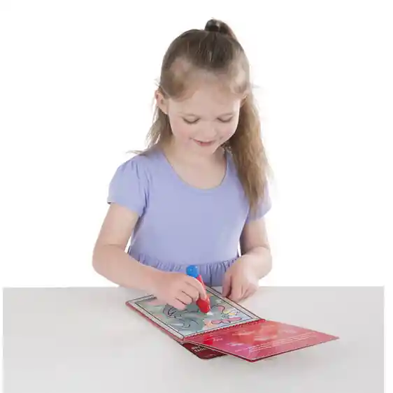 Libro Para Niños Pintar Con Agua Reutilizable Animales Granja