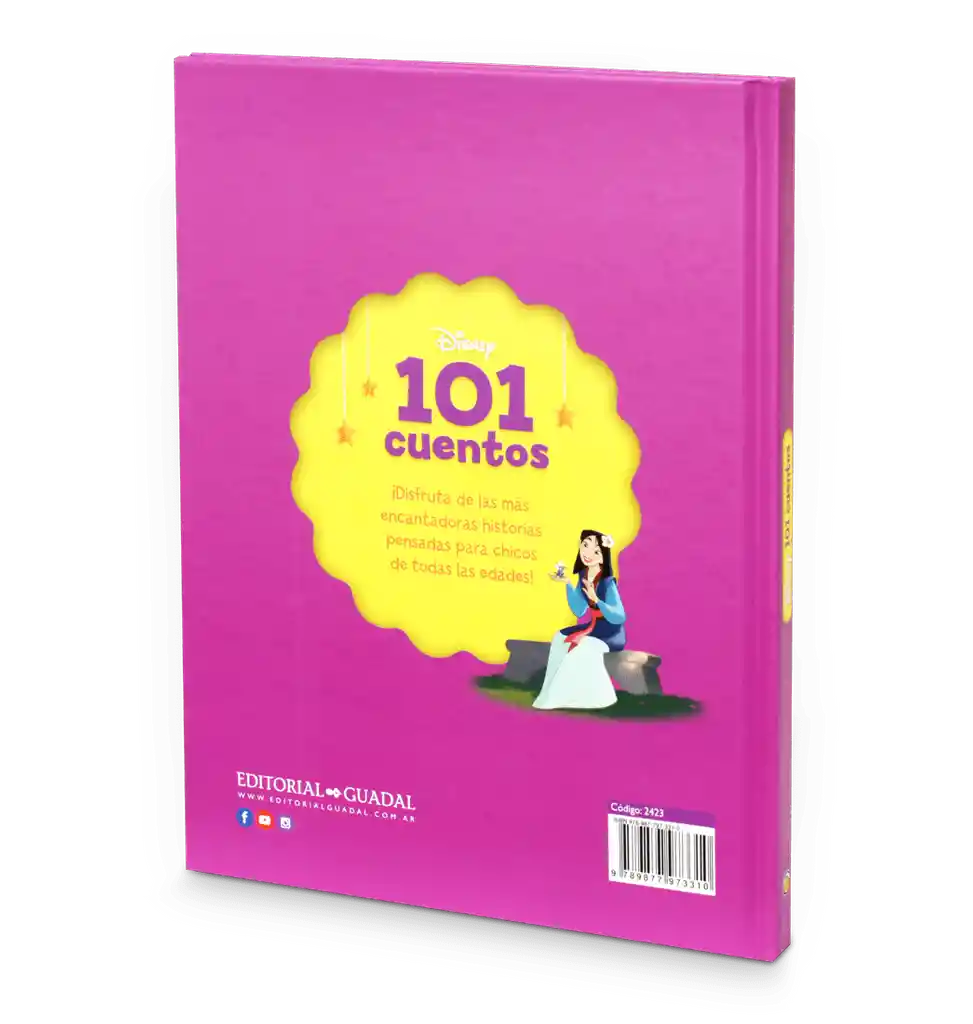 Libro Para Niños 101 Cuentos De Disney Princesas Y Heroínas