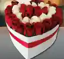 Rosas Medellin Feliz Cumpleaños Rosas Blancas Amarillas Naranjas En Caja En Forma De Corazón Color Negra O Blanca De Rosas Cute Con Peluche