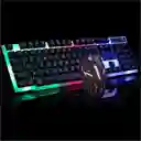 Combo Gamer F92 / Teclado Y Mouse Con Luces Multicolor / Usb