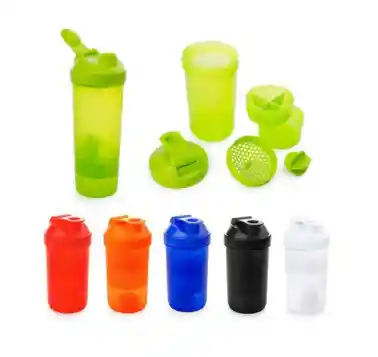 Vaso Termo Deportivo Mezclador Para Proteina Shaker Gimnasio