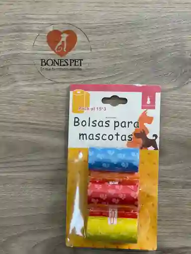 Bolsas Para Recoger Excremento X 5 Rollos