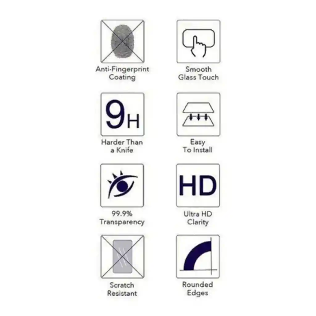 Protector Vidrio Templado Para Sony Xperia Xa1 Plus