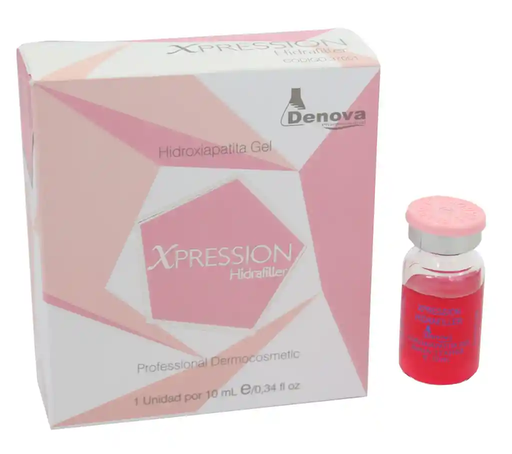 Xpression Hidrafiller Hidroxiapatita, Acido Hialuronico 4% Vial 10ml