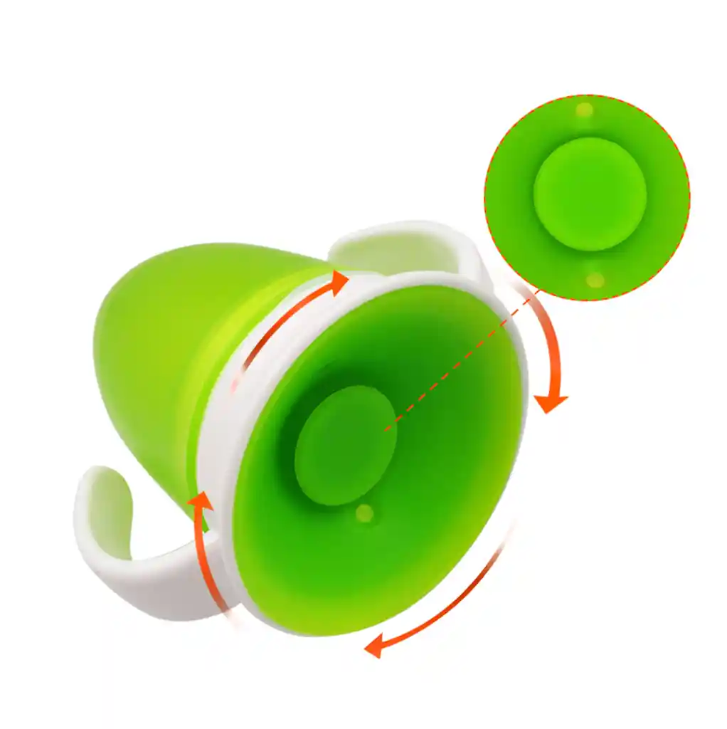 Vaso Mágico 360º Antiderrame De Entrenamiento Para Bebe Verde