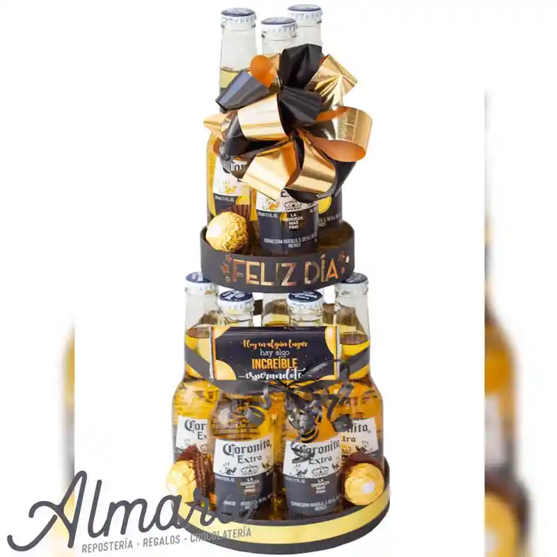 Torta De Cervezas Coronitas Y Chocolates