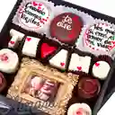 Caja Regalo Con Alfajores Y Chocolates Viejitos Up