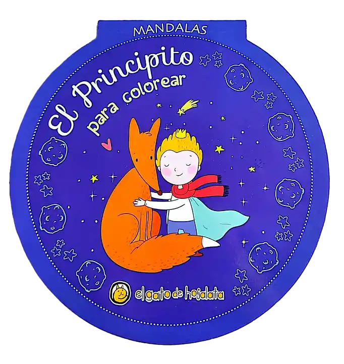 Libro De Mandalas El Principito Colorear Niños Niñas Adultos