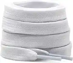 Cordones Blancos Planos 60 Cm