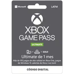 Xbox Membresia Game Pass Ultimate 1 Mes