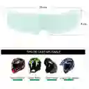 Sticker Impermeable Antiniebla O Antiempañante Para Casco De Moto