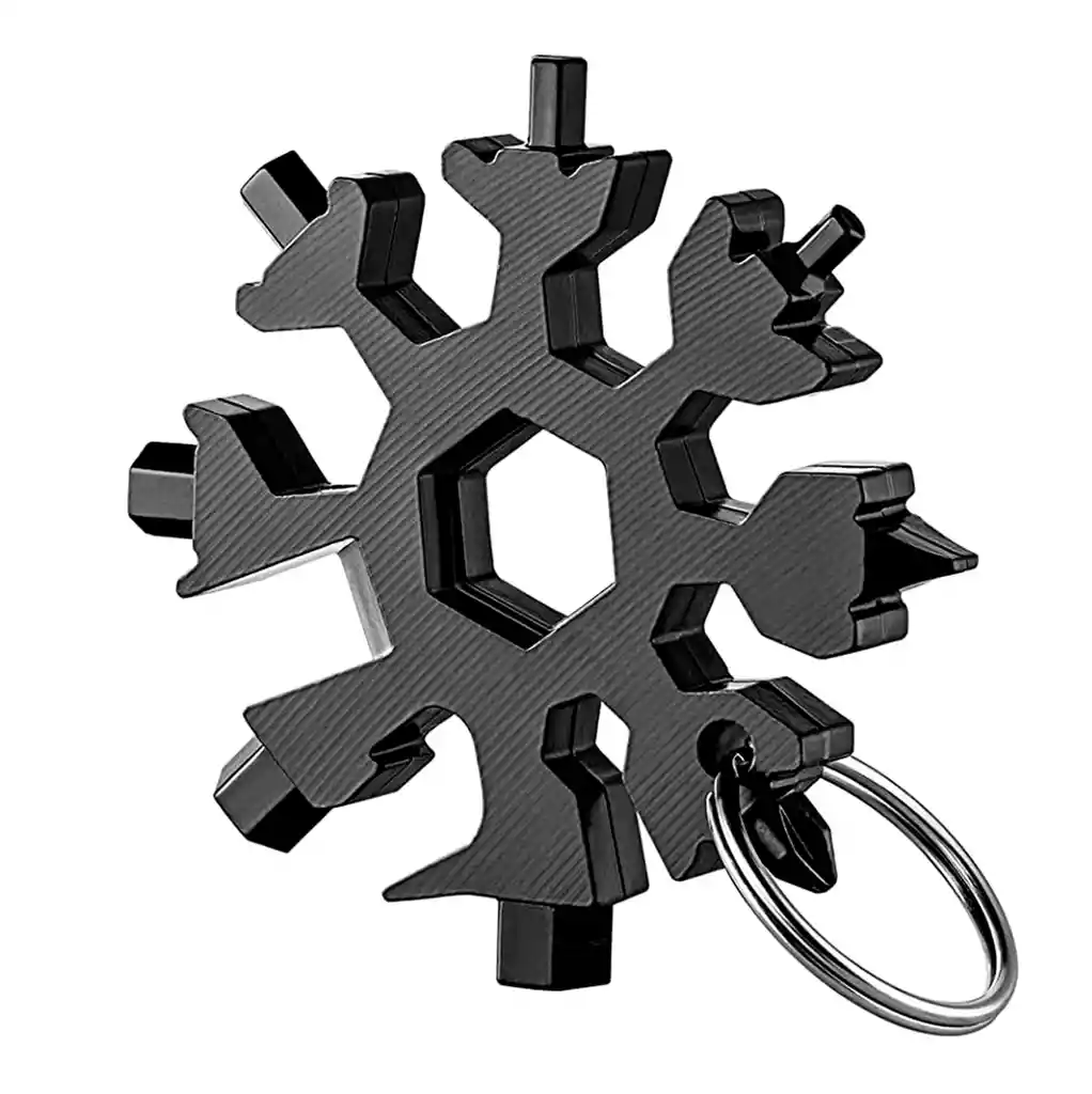 Universal Llave Copo De Nieve Hexagonal Multifuncion18 En 1 Negro