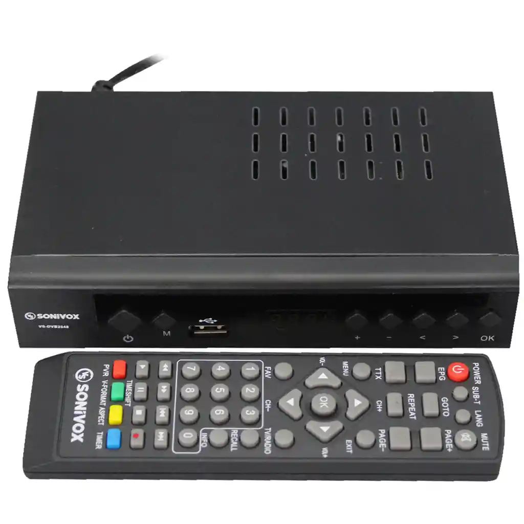 Tdt Decodificador Antenareceptor Tv Digital