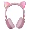Audifonos Diadema Con Bluetooth Diseño De Gato