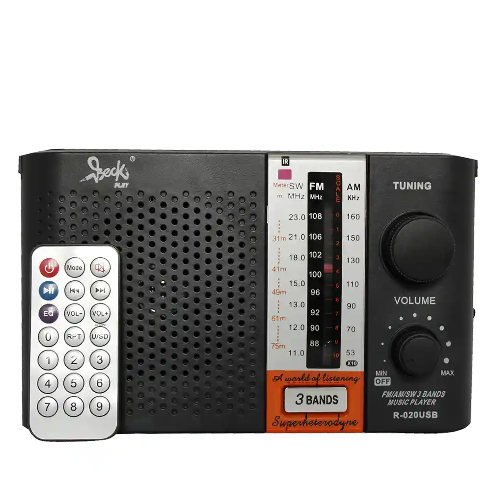 Radio Parlante Portatil Portable Recargable Con Amfmsw