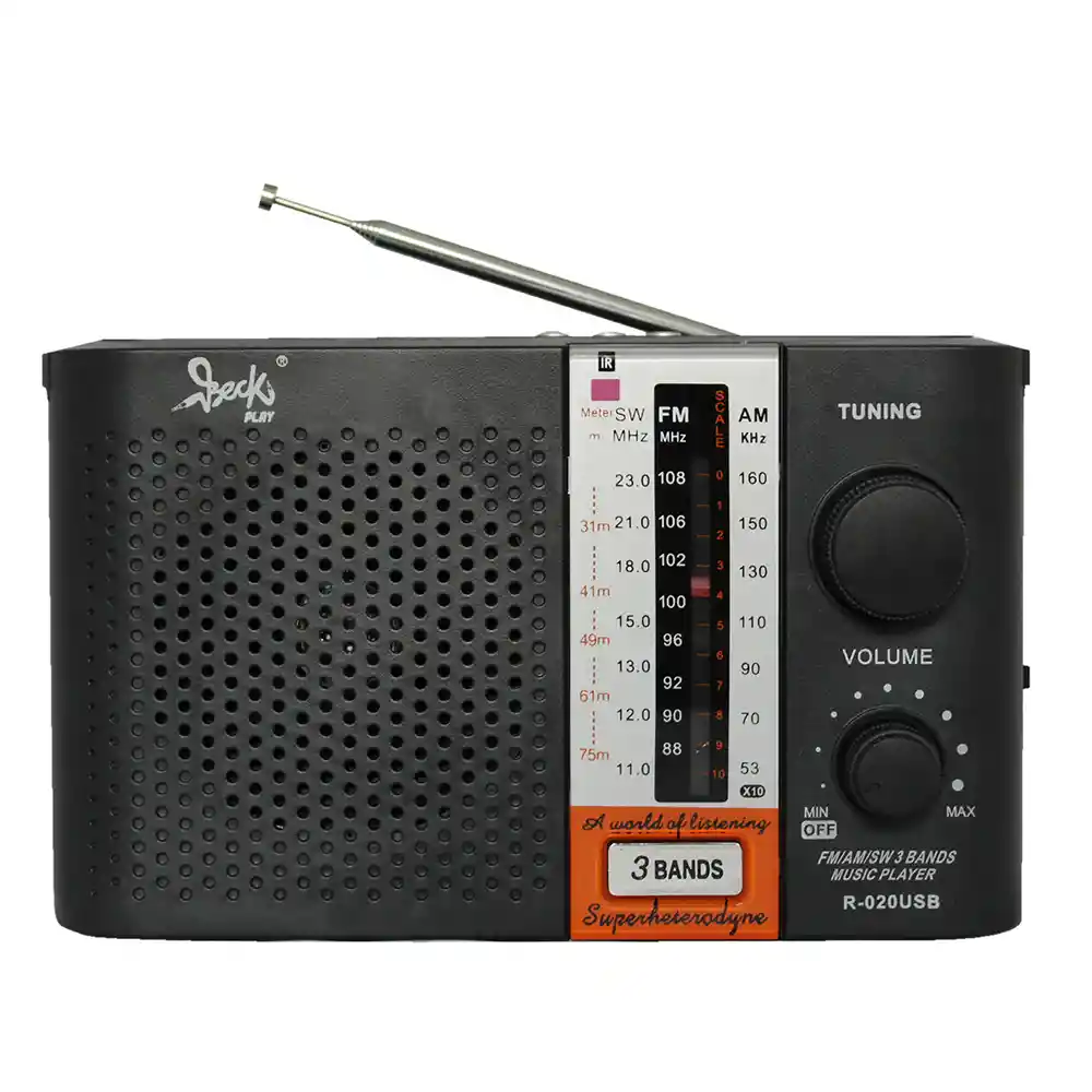 Radio Parlante Portatil Portable Recargable Con Amfmsw