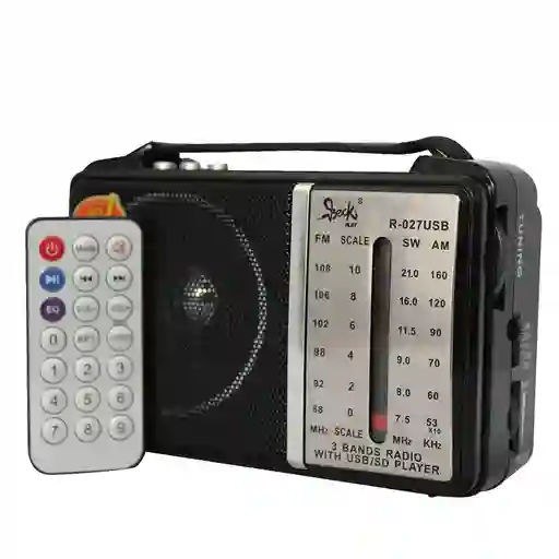 Radio Parlante Portatil Portable Recargable Fm/am Con Control