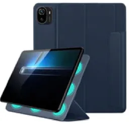 Funda Magnética Azul De Cuero Pu Para Tablet Xiaomi Pad 5 / 5 Pro