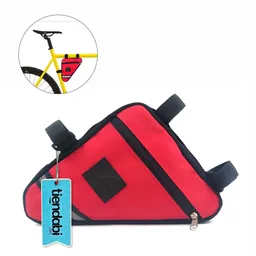 Estuche Maleta Triangular Para Bicicleta Rojo