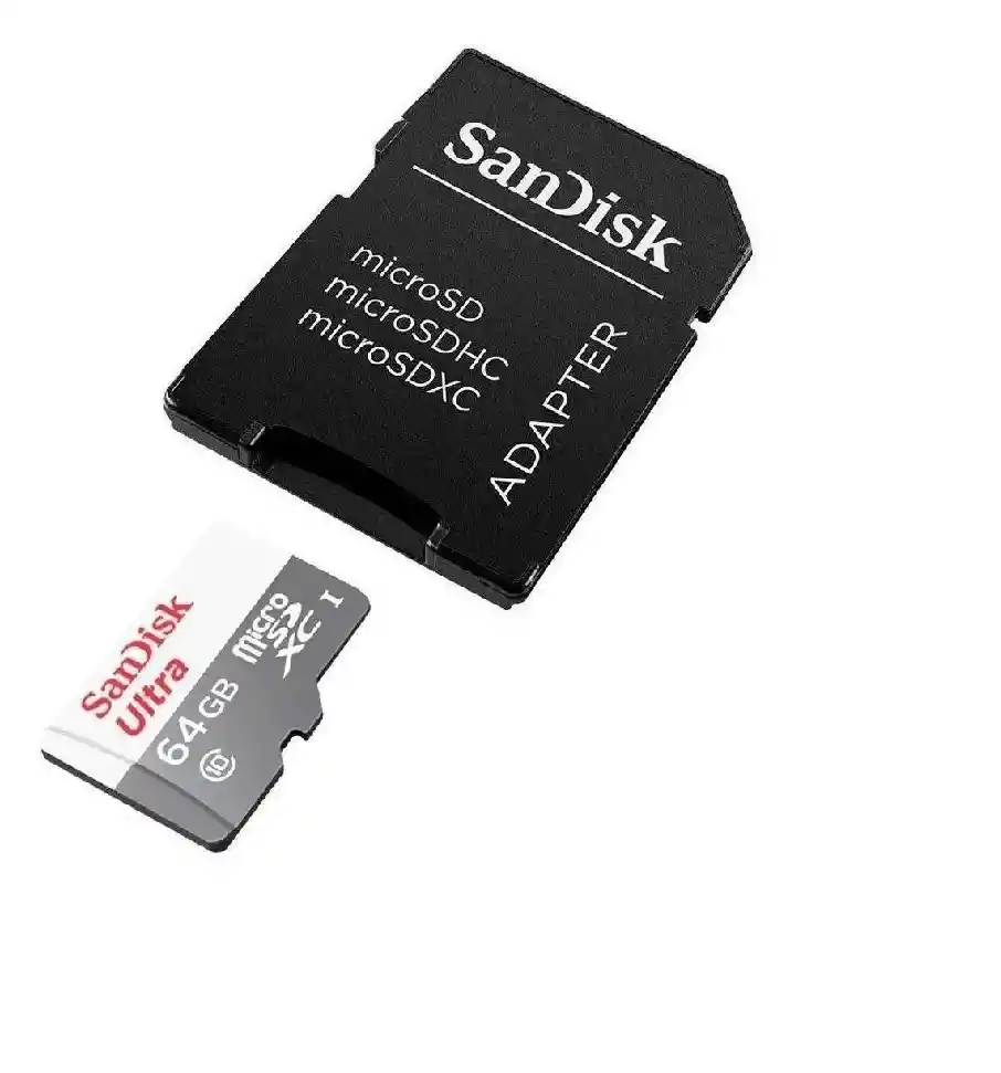 Sandisk Tarjeta De Memoriasdsqunr-064G-Gn3Ma Ultra Con Adaptador Sd 64Gb