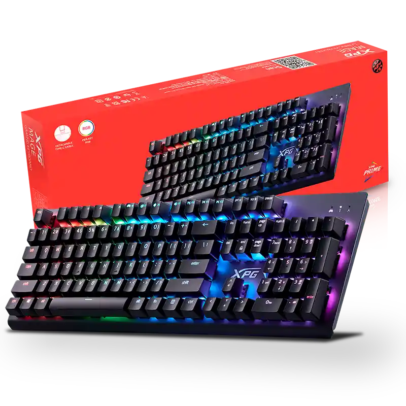 Rgb Teclado Gamer Mecanico Xpg Mageswitch Red (Espanol)