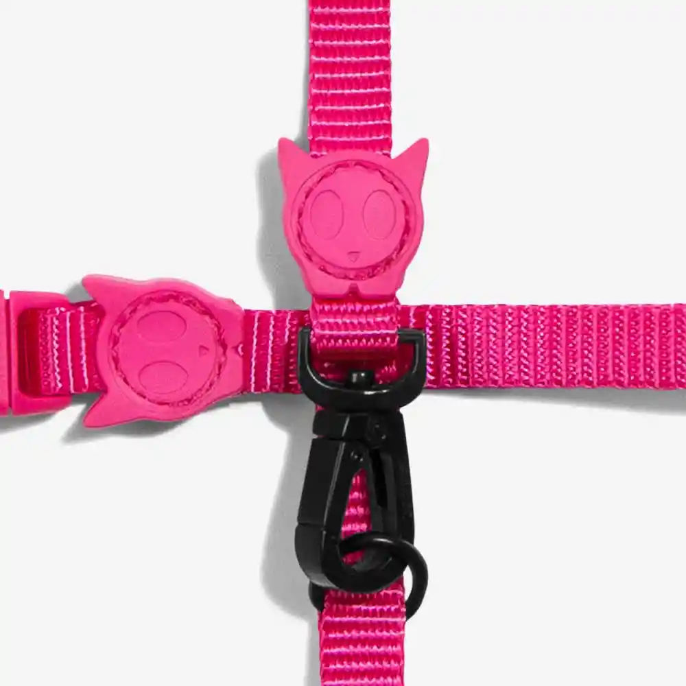 Zee.cat Pink Led Harness & Leash Talla Única