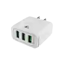 Adaptador De Corriente 3 Puertos Usb