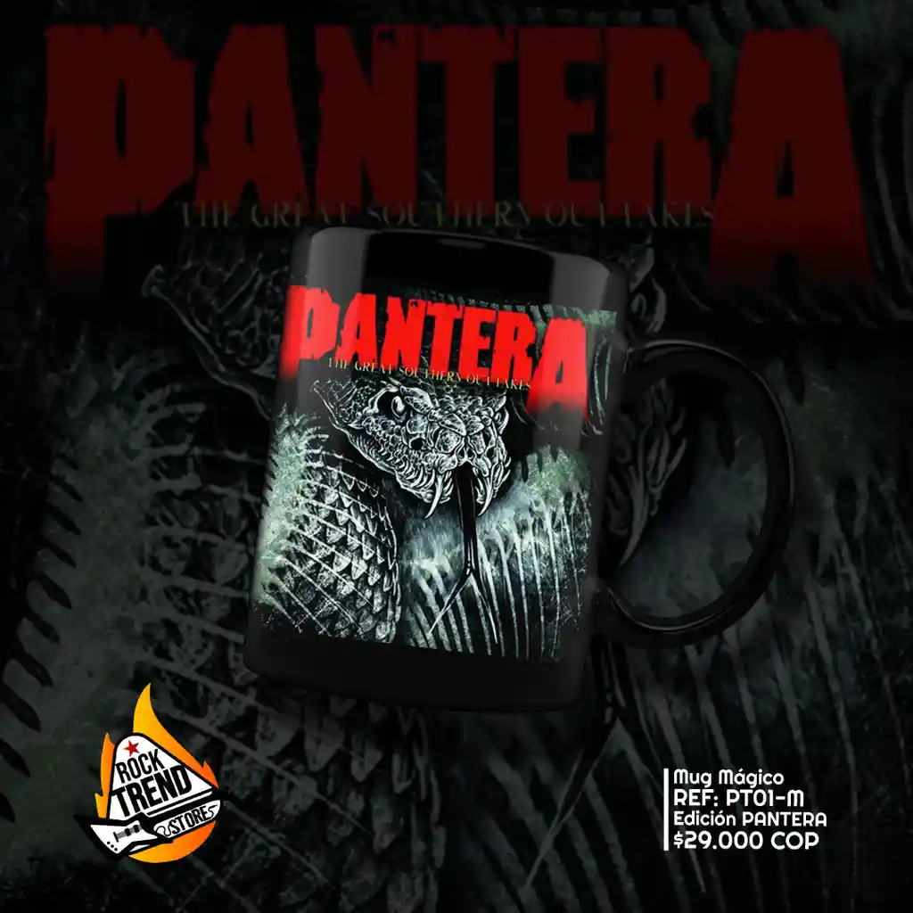 Mug Magico Negro " Pantera"