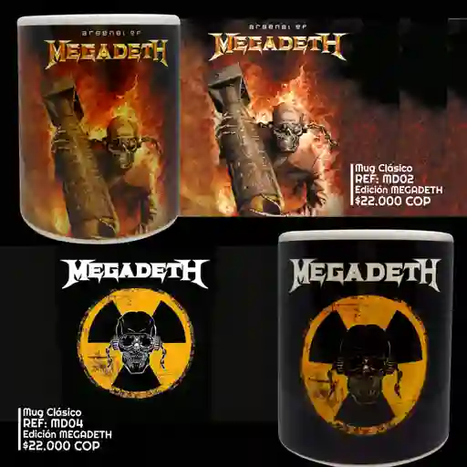 Mug Clasico " Megadeth Arsenal Of "