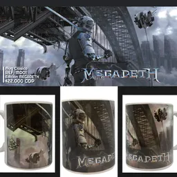 Mug Clasico " Megadeth Dystopia "