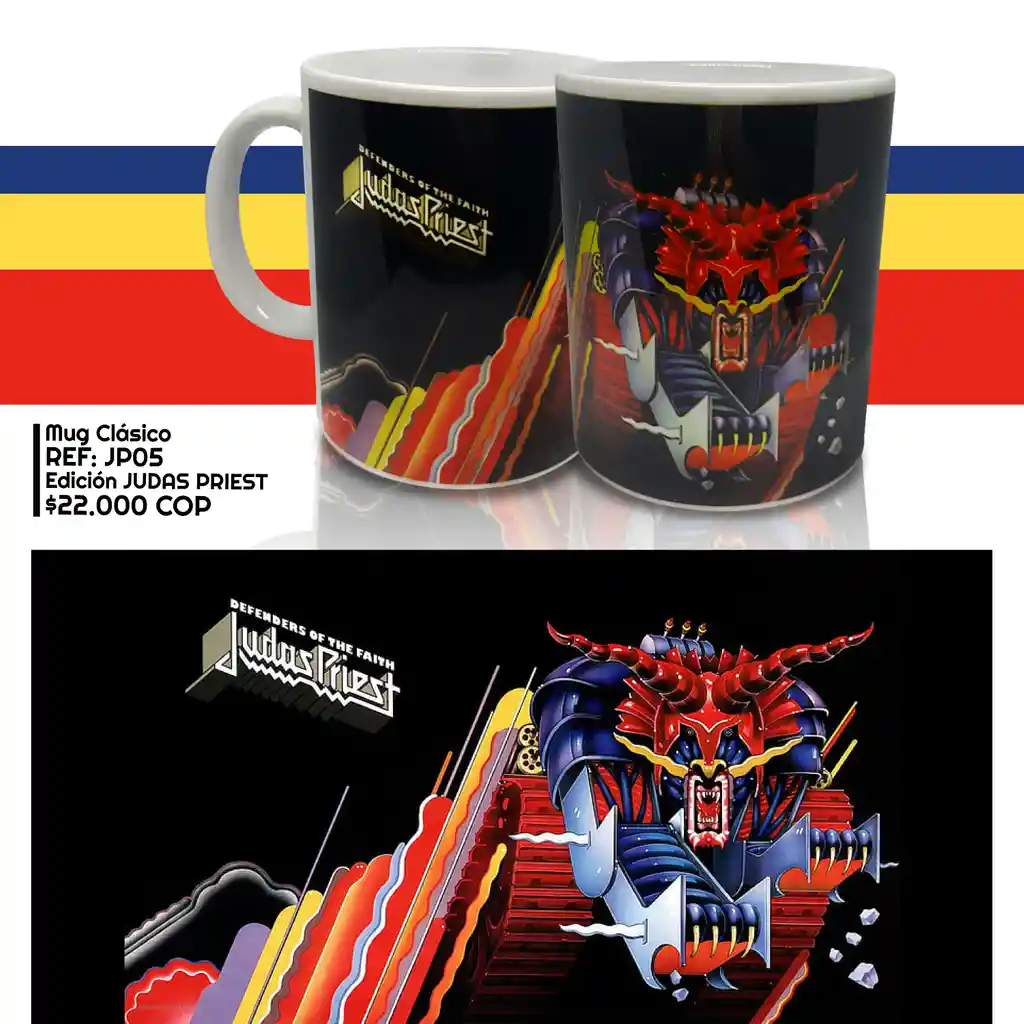 Mug Clasico " Judas Vitage "