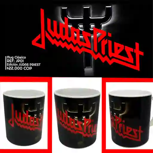 Mug Clasico " Judas Priest Logo "