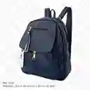 Morral Bolso Mochila De Mujer Dama Unicolor Karla Chacon Fabi Azul
