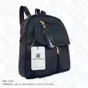 Morral Bolso Mochila De Mujer Dama Unicolor Karla Chacon Fabi Azul