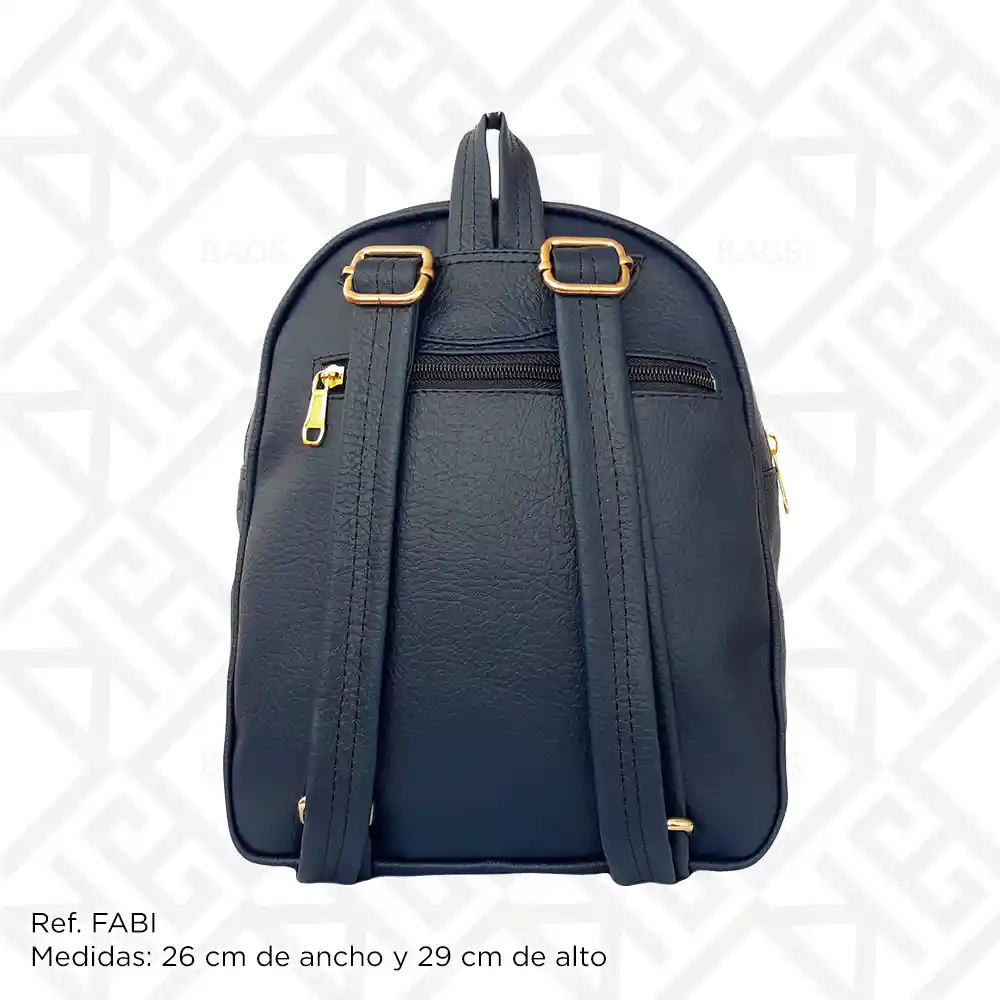 Morral Bolso Mochila De Mujer Dama Unicolor Karla Chacon Fabi Azul