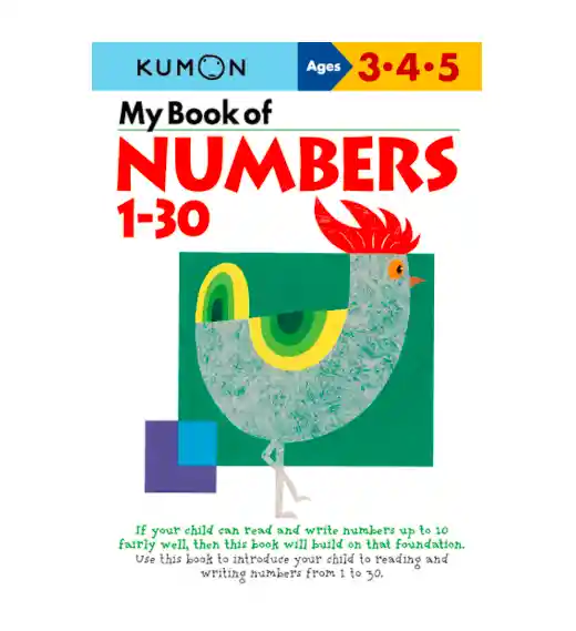 Kumon Libro Niñas Niños Matemáticas Números 1 Al 30