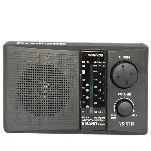 Radio Parlante 5 Bandas Alta Sensibilidad Am Fm Sw