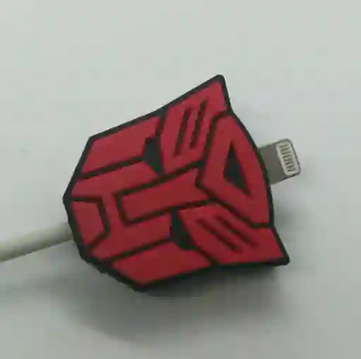 Protector De Cable. Modelo: Logo Transformers