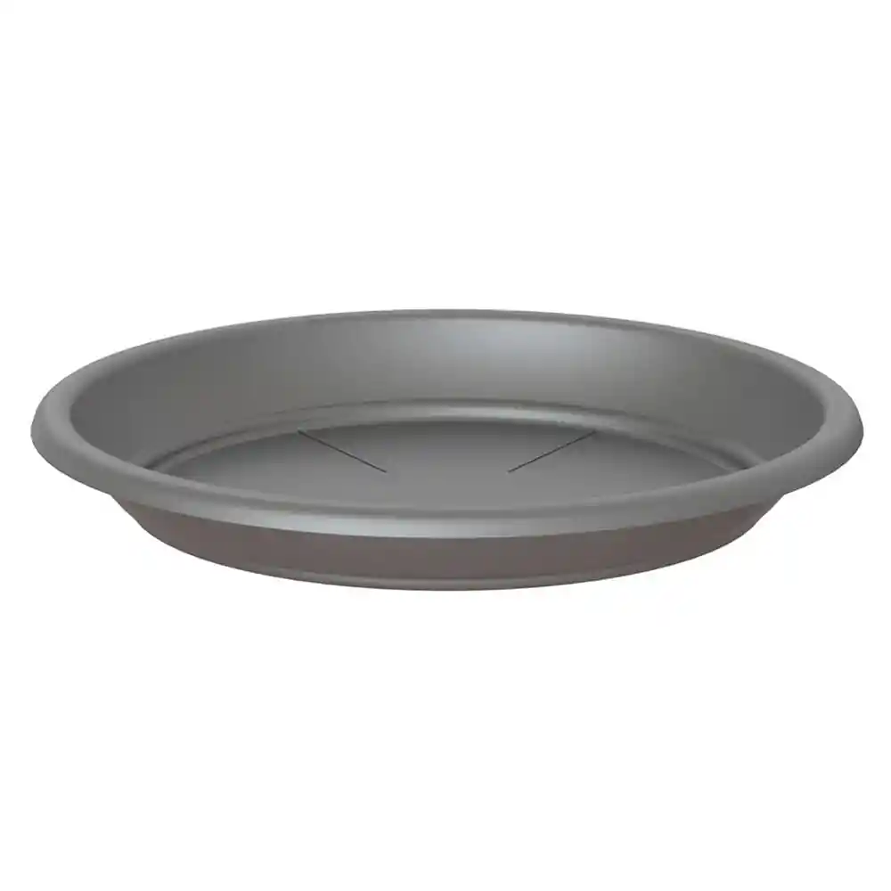 Plato Matera Plástico Capri Antracita Outzen