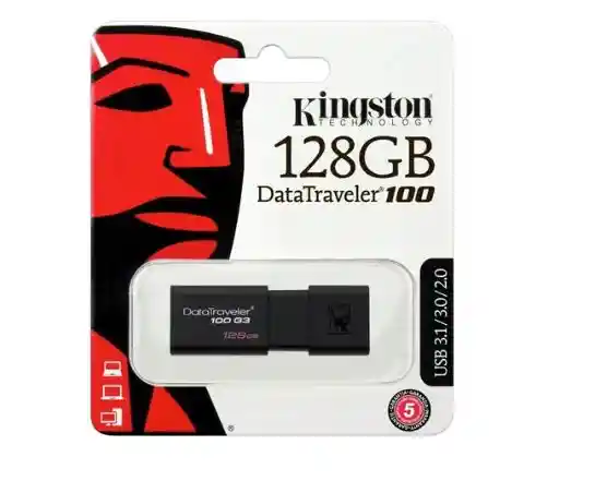 Memoria Usb De 128 Gb Datatraveler Kingston 3.0